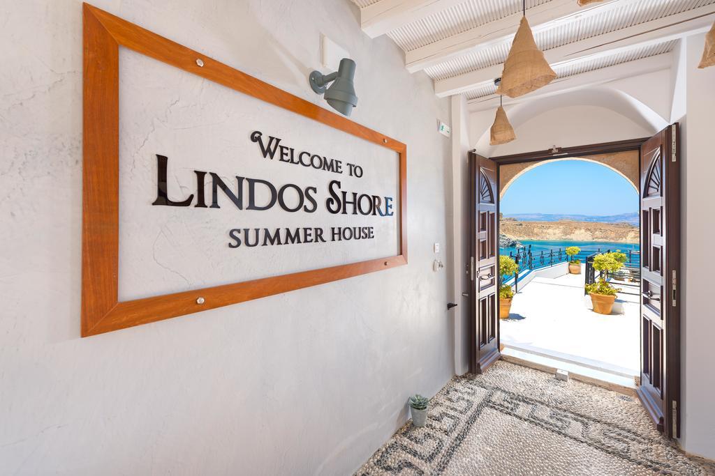 Lindos Shore Summer House With Jacuzzi And Sea View !!! Exteriör bild