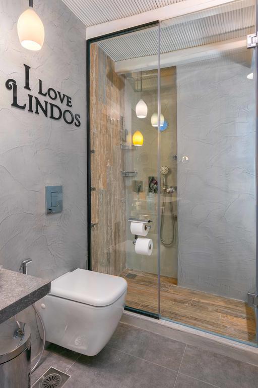 Lindos Shore Summer House With Jacuzzi And Sea View !!! Exteriör bild