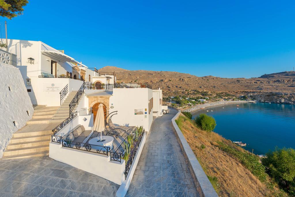 Lindos Shore Summer House With Jacuzzi And Sea View !!! Exteriör bild